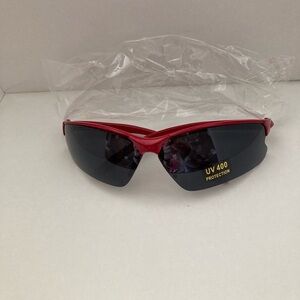NWTs.. Red Sport Sunglasses with Black Lenses